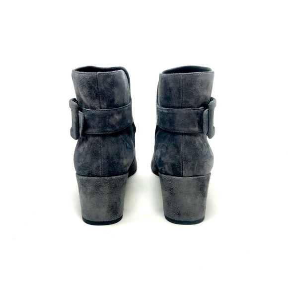 $1050 NIB Roger Vivier Paris Polly Dark Gray Bootie T.45 B sz 41.5 11.5B - Picture 7 of 10